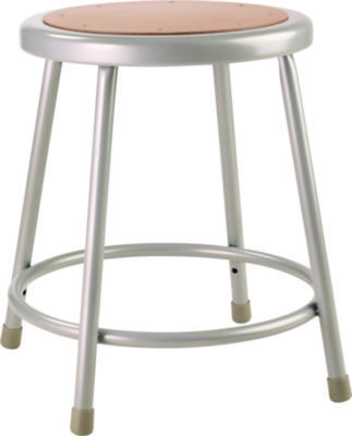 STOOL,18IN,GREY FRAME,WDG